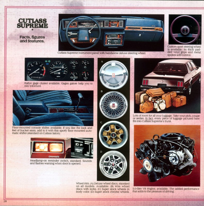 1985 Oldsmobile Cutlass Brochure Page 9